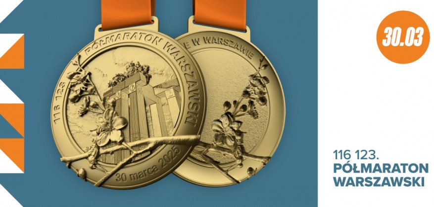 Medal 116 123. Półmaratonu Warszawskiego