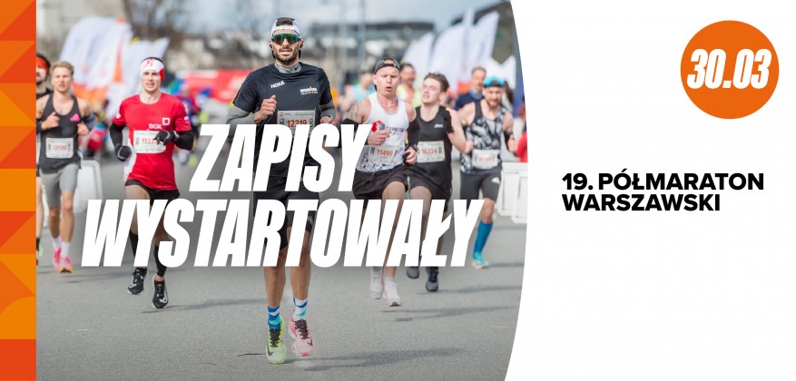 Zapisy na 19. Półmaraton Warszawski wystartowały!