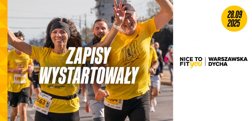 Rejestracja na Nice To Fit You Warszawską Dychę wystartowała!